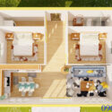Top +101 Mẫu Nhà Lắp Ghép 2 Phòng Ngủ Đẹp – Tiện Nghi – Giá Rẻ