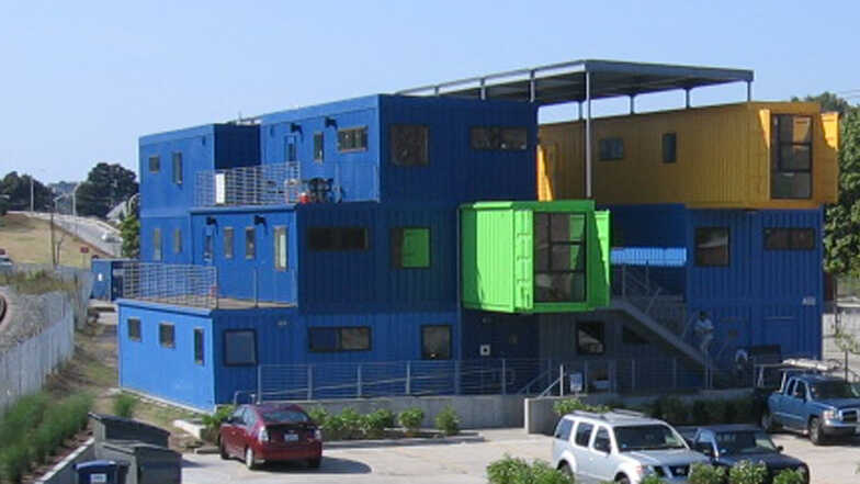 Building An Office Of Shipping Containers : NPR