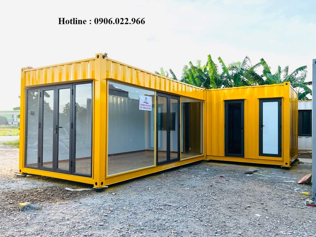 Nhà container nhỏ tiện nghi thực tế dành cho gia đình trẻ