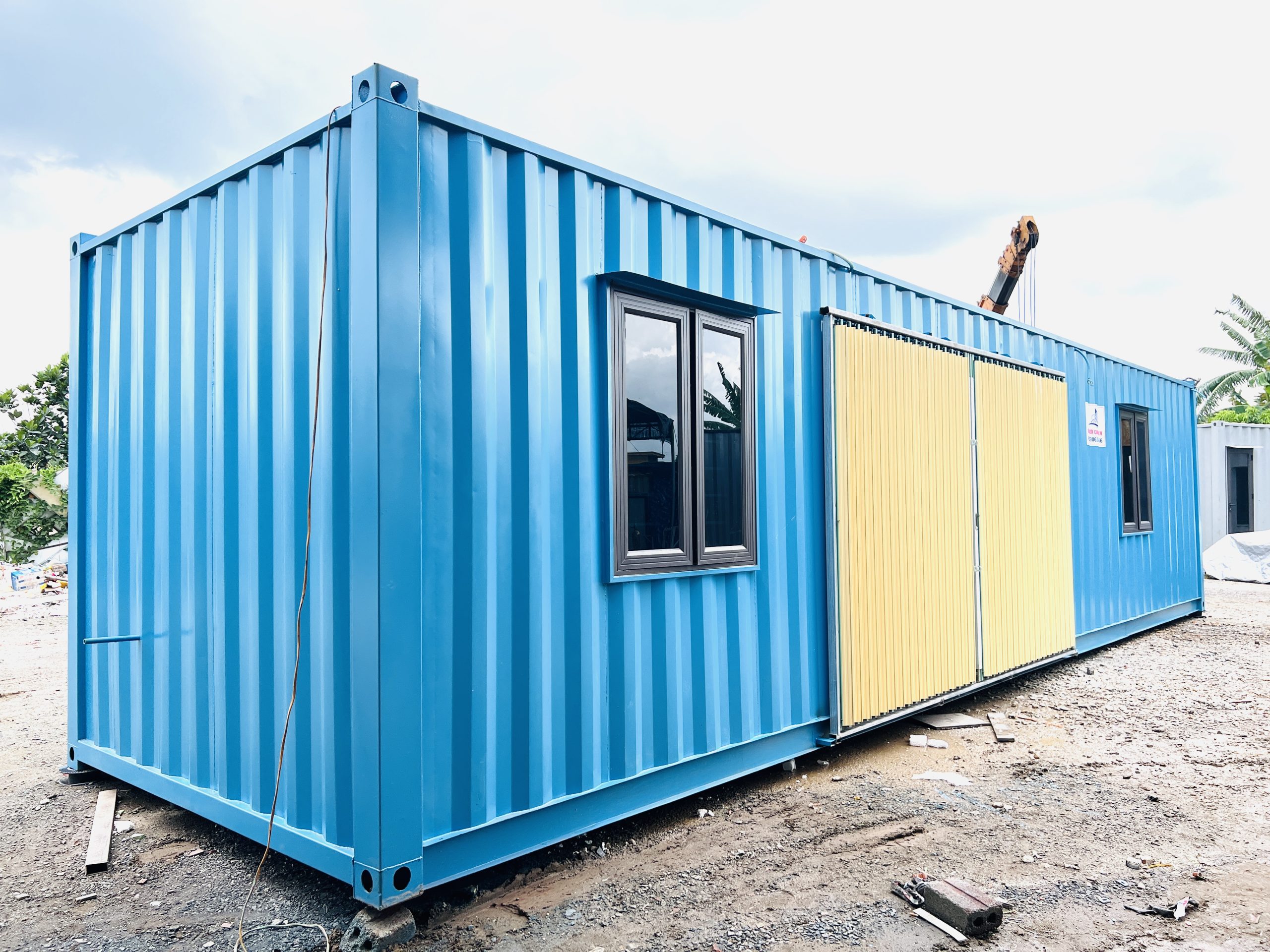 Nhà container nhỏ tiện nghi thực tế dành cho gia đình trẻ