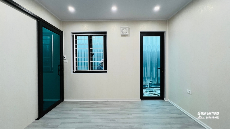 nhà container 42m2 xịn hơn nhà xây