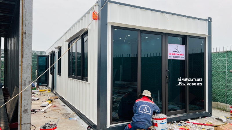 nhà container 42m2 xịn hơn nhà xây