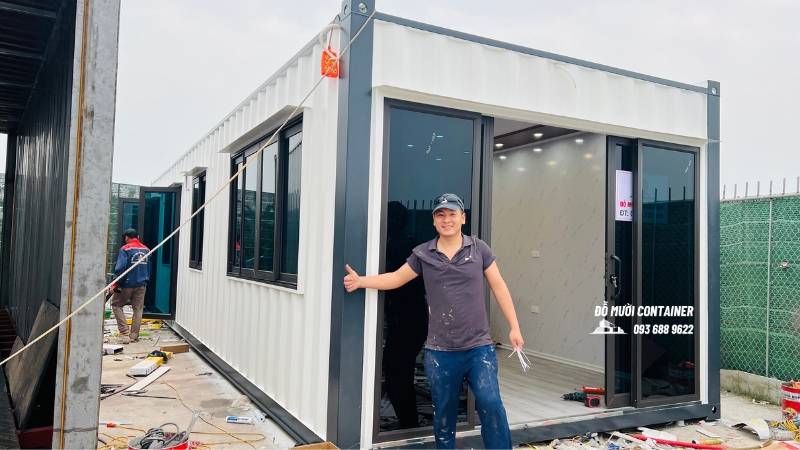 nhà container 42m2 xịn hơn nhà xây
